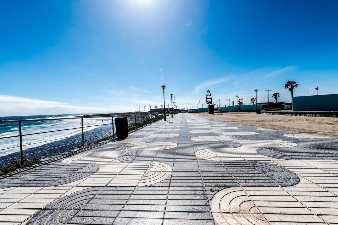 Ferienwohnung Playa Azul Amplio Y Luminoso Con Vistas Al Mar Pozo Izquierdo Exterior foto