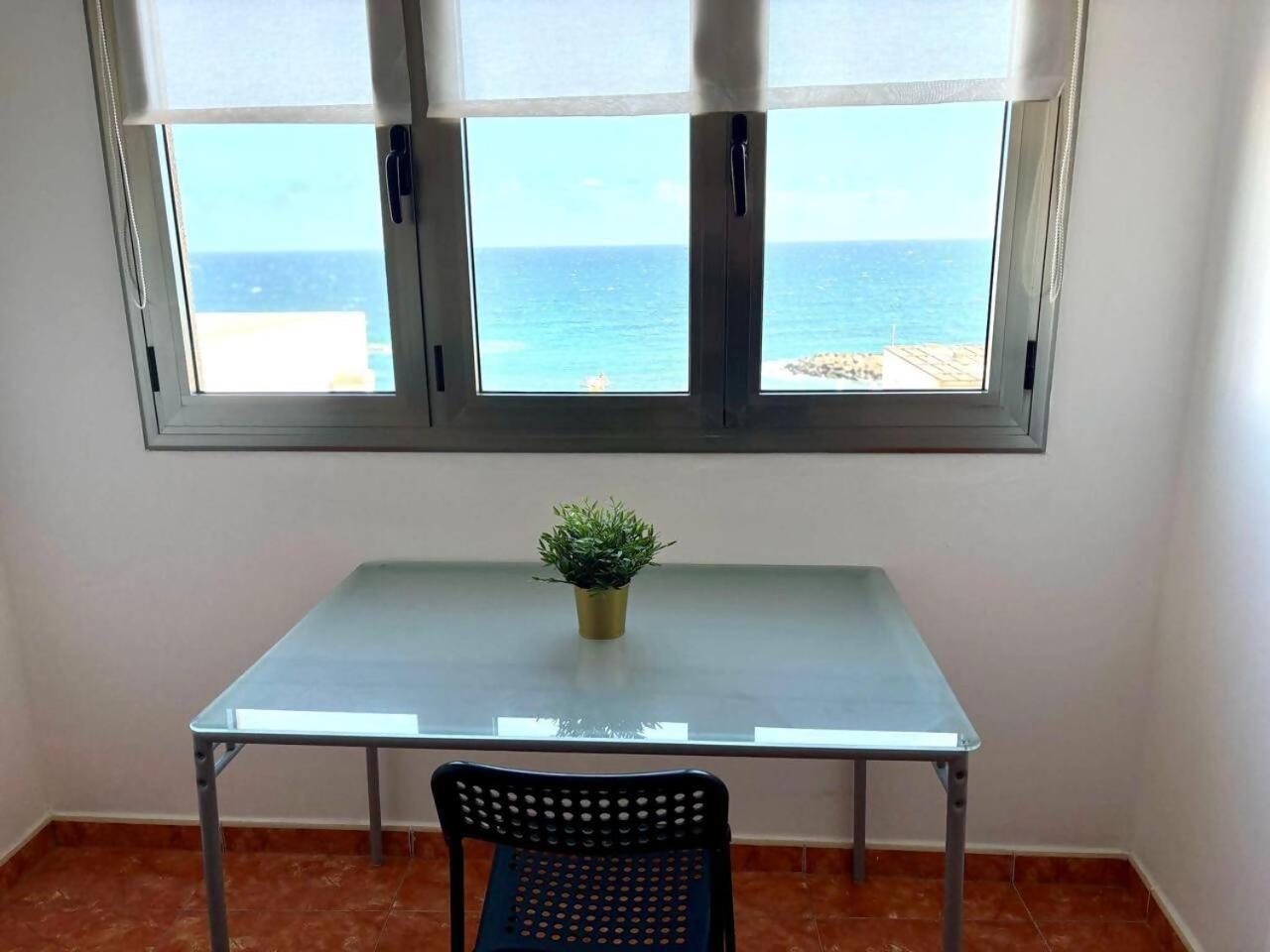 Ferienwohnung Playa Azul Amplio Y Luminoso Con Vistas Al Mar Pozo Izquierdo Exterior foto